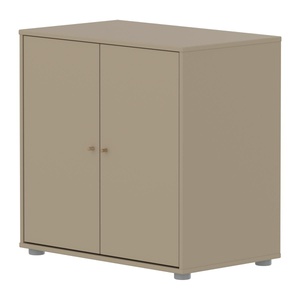 Kleiderschrank 2-türig SAGA Flexa Eiche Hafer hellgrau