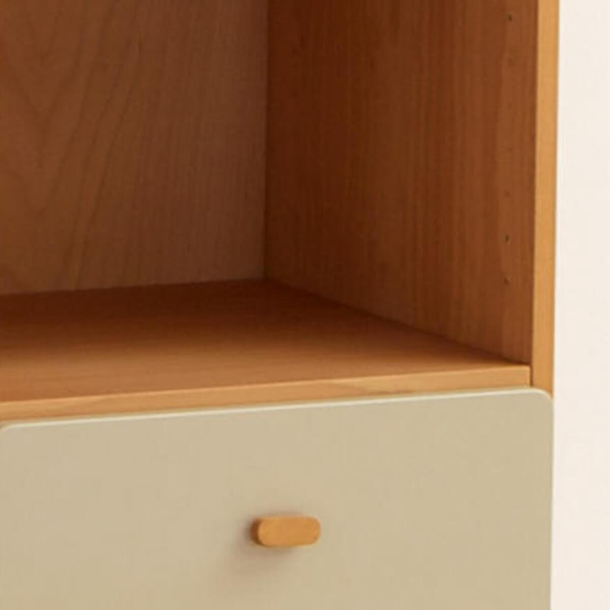 Kleiderschrank 47,4x218cm DESTYLE de Breuyn naturweiß