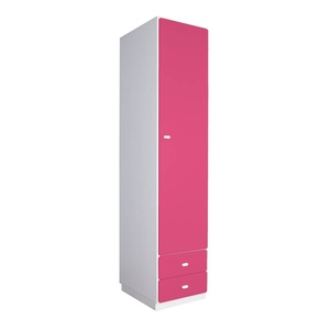 Kleiderschrank 47,4x218cm DESTYLE de Breuyn weiß rosa