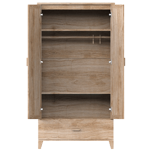 Kleiderschrank 92,6x52x175cm NAIA HOLZ Theo Bebe natürlich