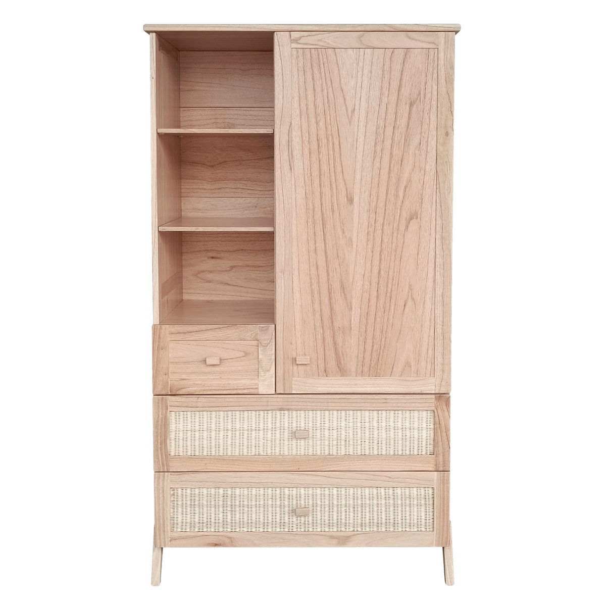 Kleiderschrank 93,6x52x86,5cm MARELIA HOLZ Theo Bebe natürlich