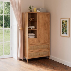 Kleiderschrank 93,6x52x86,5cm MARELIA HOLZ Theo Bebe natürlich