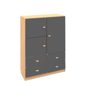 Kleiderschrank 93x113cm DESTYLE de Breuyn natur anthrazit