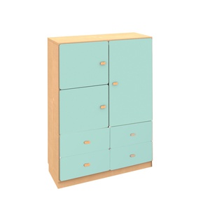 Kleiderschrank 93x113cm DESTYLE de Breuyn natur mint
