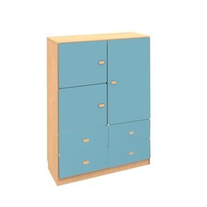 Kleiderschrank 93x113cm DESTYLE de Breuyn naturblau