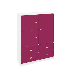 Kleiderschrank 93x113cm DESTYLE de Breuyn pflaumenweiß