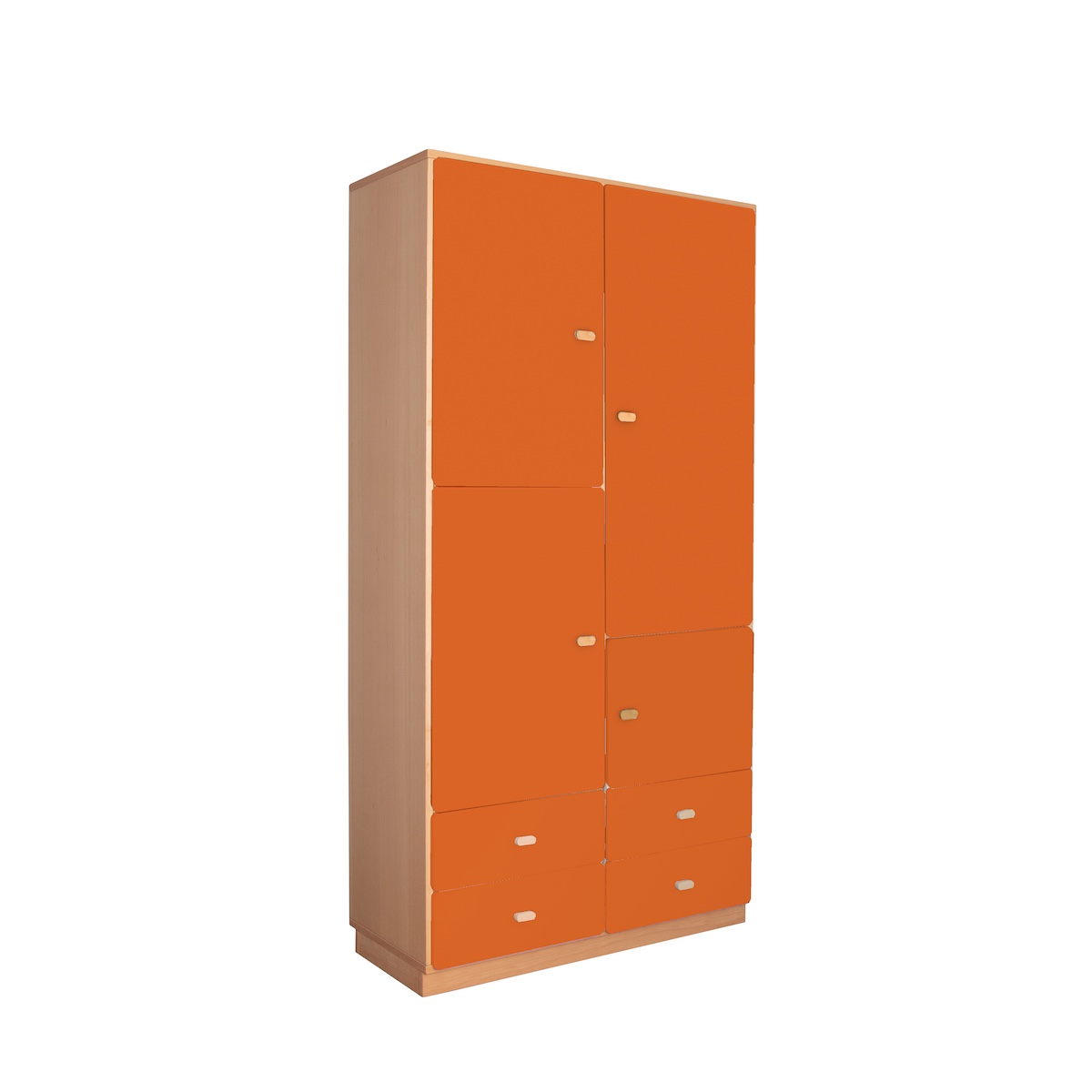 Kleiderschrank 93x184cm DESTYLE de Breuyn naturorange