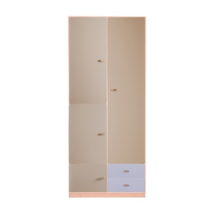 Kleiderschrank 93x218cm DESTYLE de Breuyn natur hellgrau grau