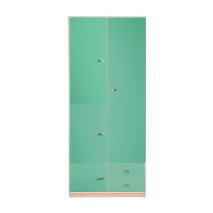 Kleiderschrank 93x218cm DESTYLE de Breuyn naturgrün