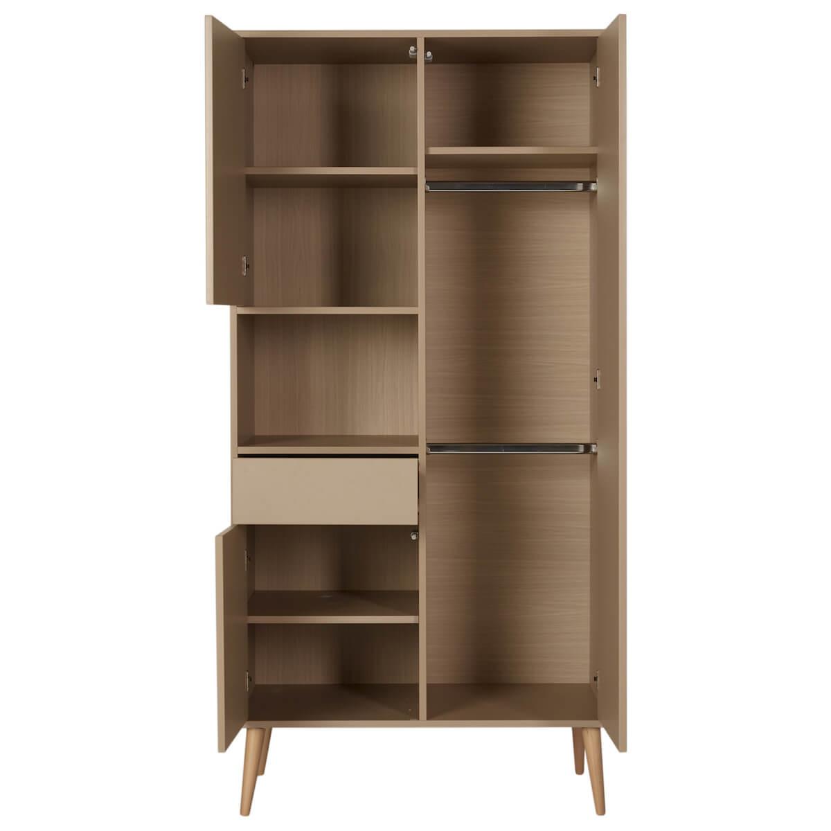 Kleiderschrank 96x197cm COCOON Quax Latte