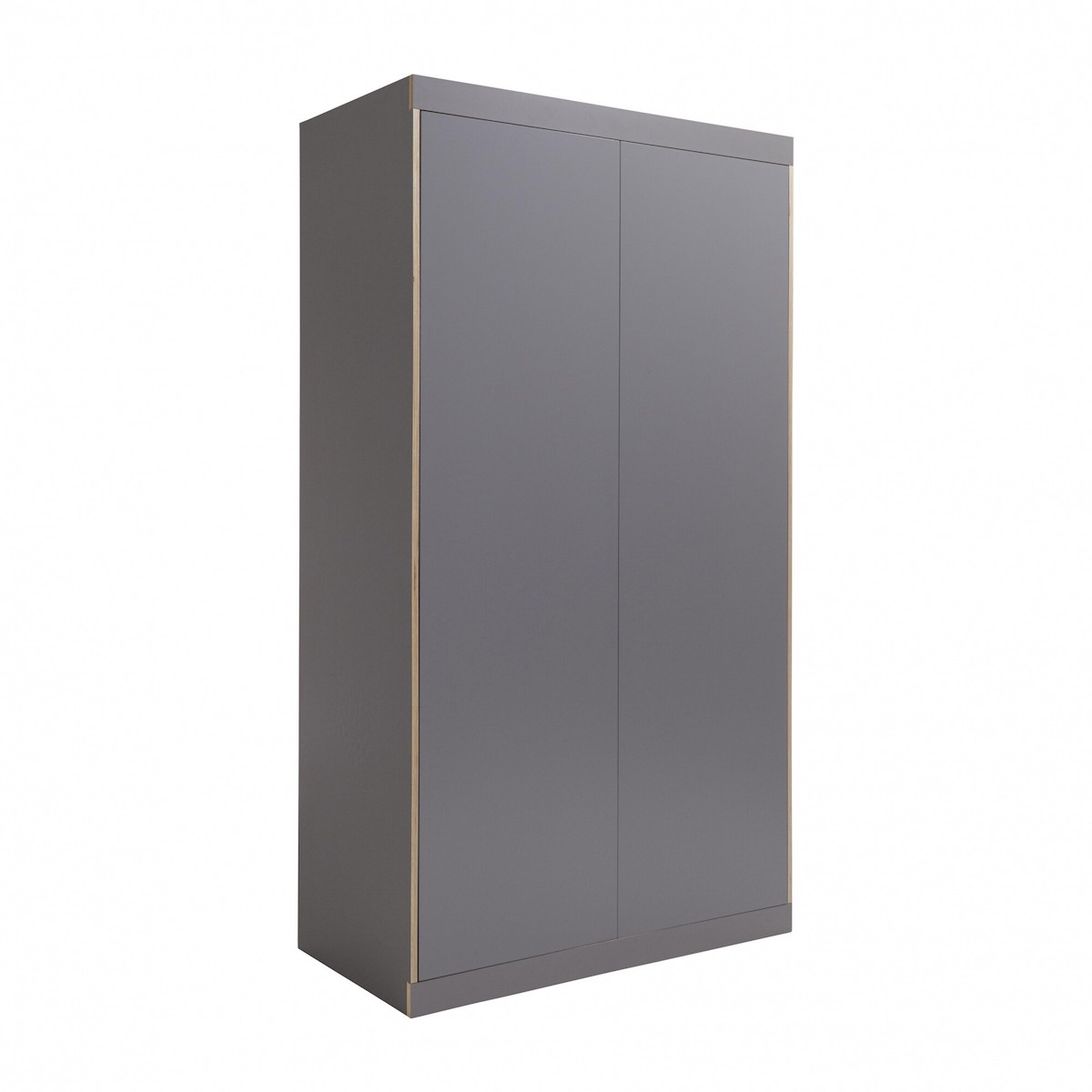 Kleiderschrank FLAI 2 Türen Müller Small Living anthrazit