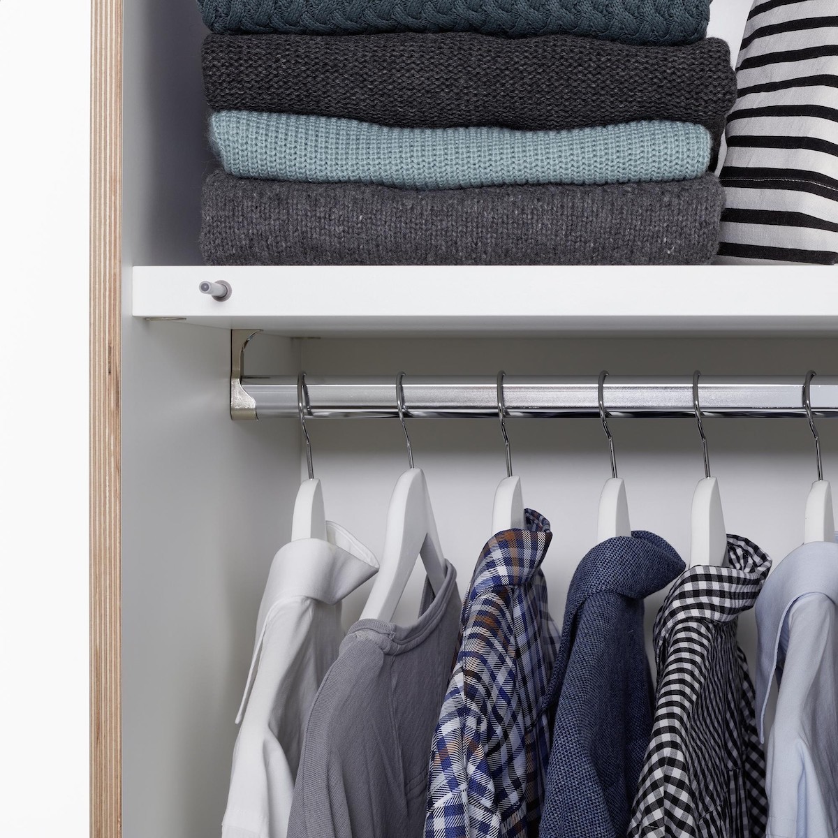 Kleiderschrank FLAI 2 Türen Müller Small Living weiß