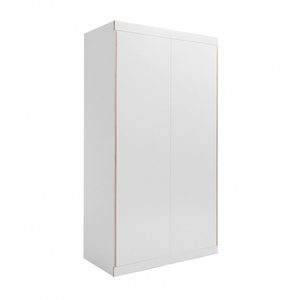 Kleiderschrank FLAI 2 Türen Müller Small Living weiß