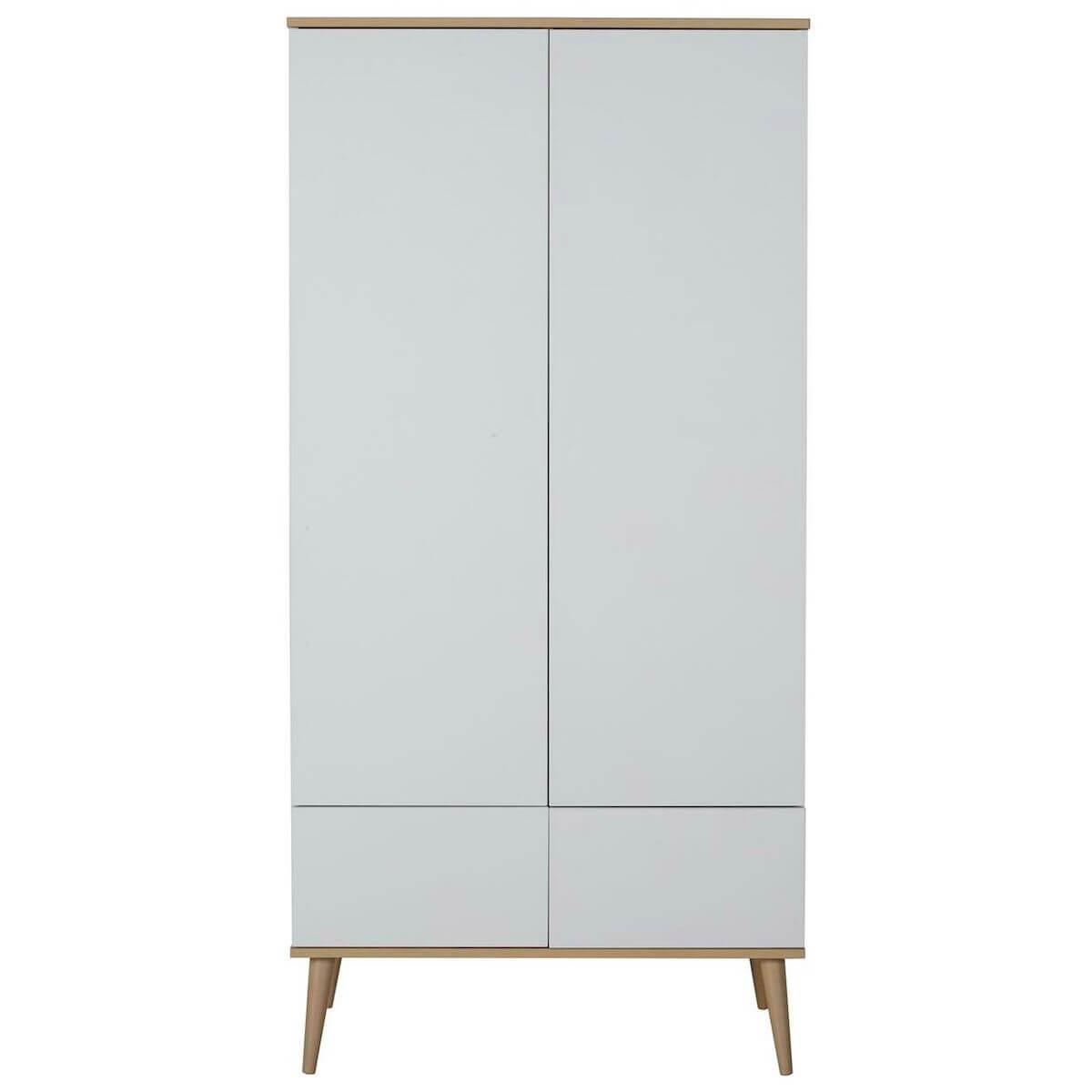 Kleiderschrank FLOW Quax Eiche-natur-weiß