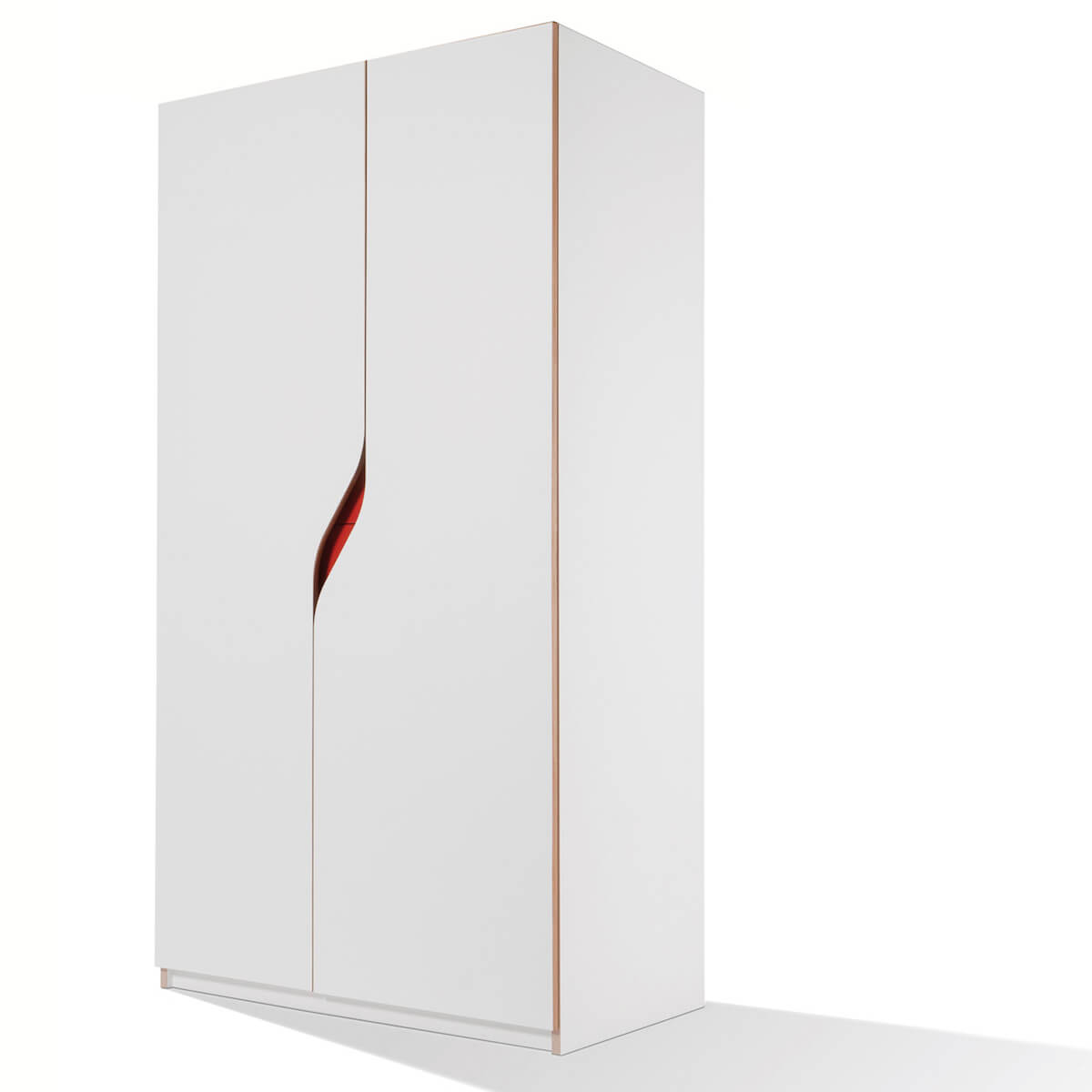 Kleiderschrank PLANE 2 Türen Müller Small Living weiß