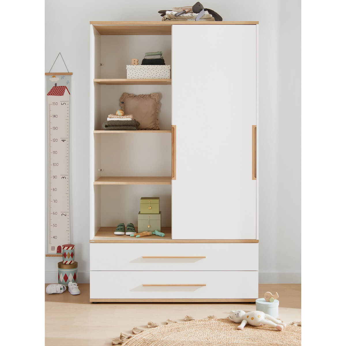 Kleiderschrank Schiebetüren L 123,5cm YOLANDA Paidi