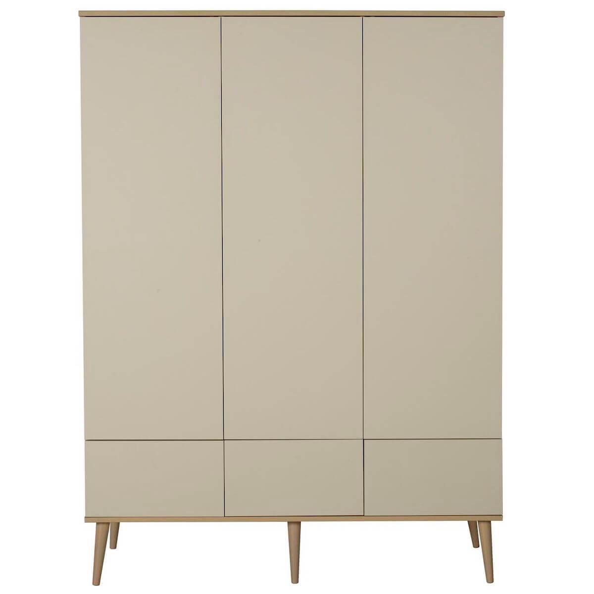Kleiderschrank XL FLOW Quax Eiche natur-Clay