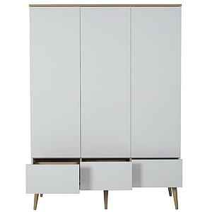 Kleiderschrank XL FLOW Quax Eiche-natur-weiß