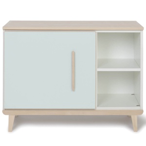 Kleinmöbel 1 Tür 2 Nischen NADO Retro Esche mint