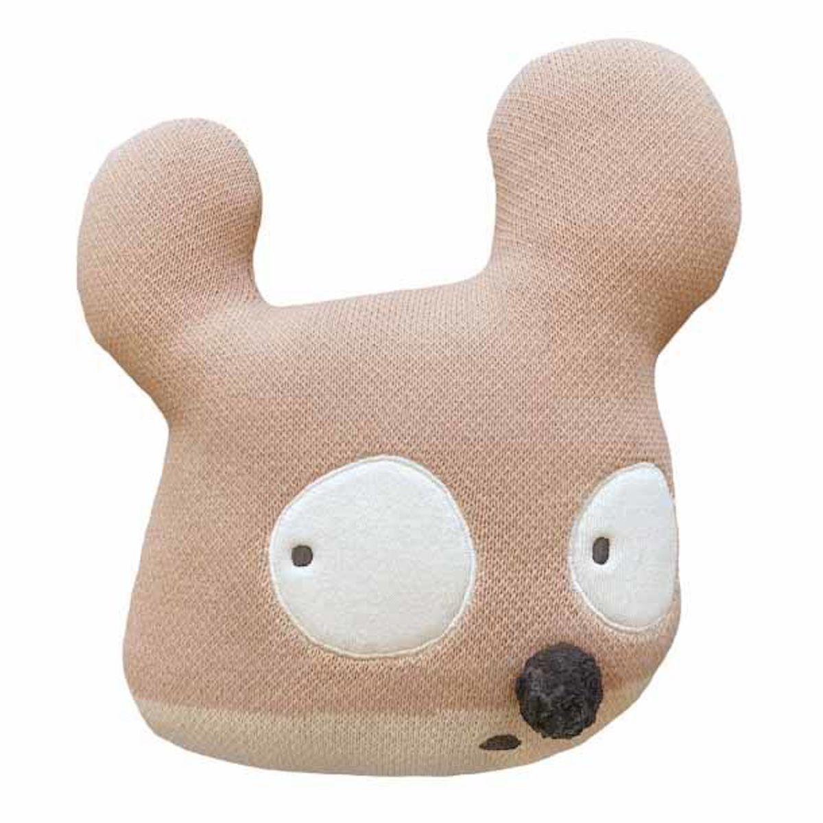 Knitted cushion 35x35 cm Lorena Canals  Miss Mighty Mouse 