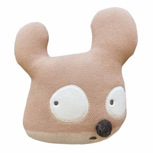 Knitted cushion 35x35 cm Lorena Canals  Miss Mighty Mouse 