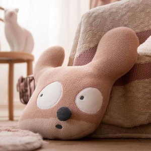 Knitted cushion 35x35 cm Lorena Canals  Miss Mighty Mouse 