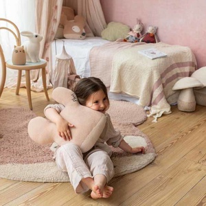 Knitted cushion 35x35 cm Lorena Canals  Miss Mighty Mouse 