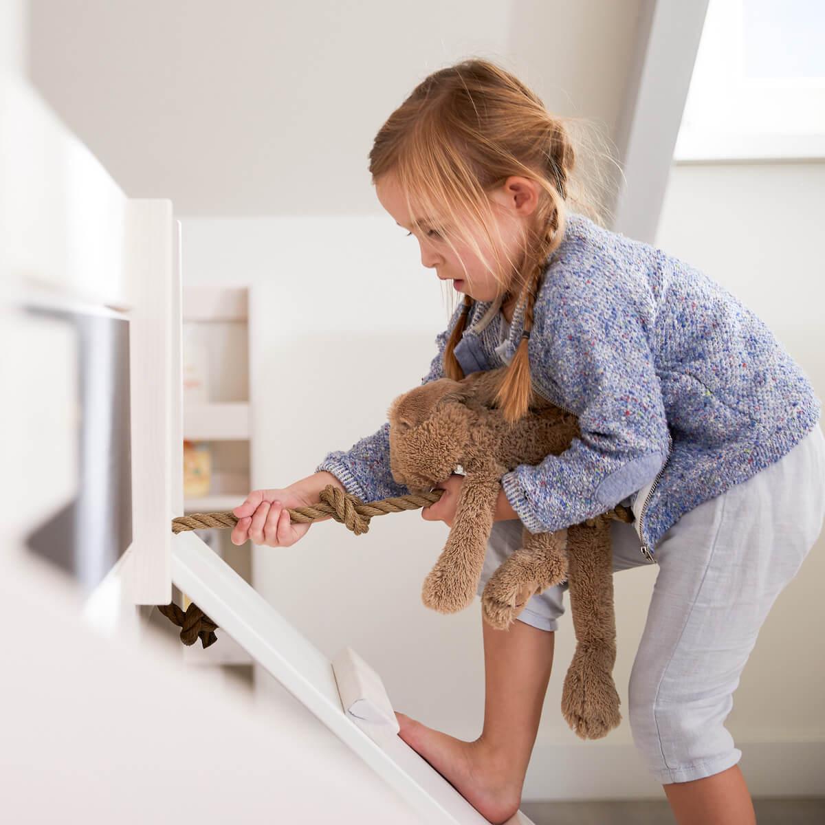 Kojenbett 90x200cm CLIMB & SLIDE Lifetime Weiß