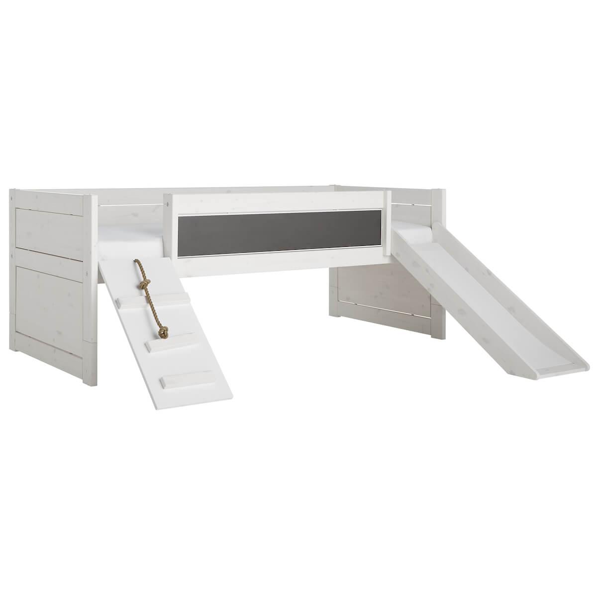 Kojenbett 90x200cm CLIMB & SLIDE Lifetime white wash