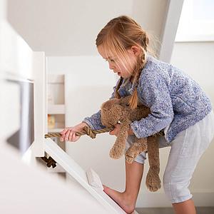 Kojenbett 90x200cm CLIMB & SLIDE Lifetime white wash