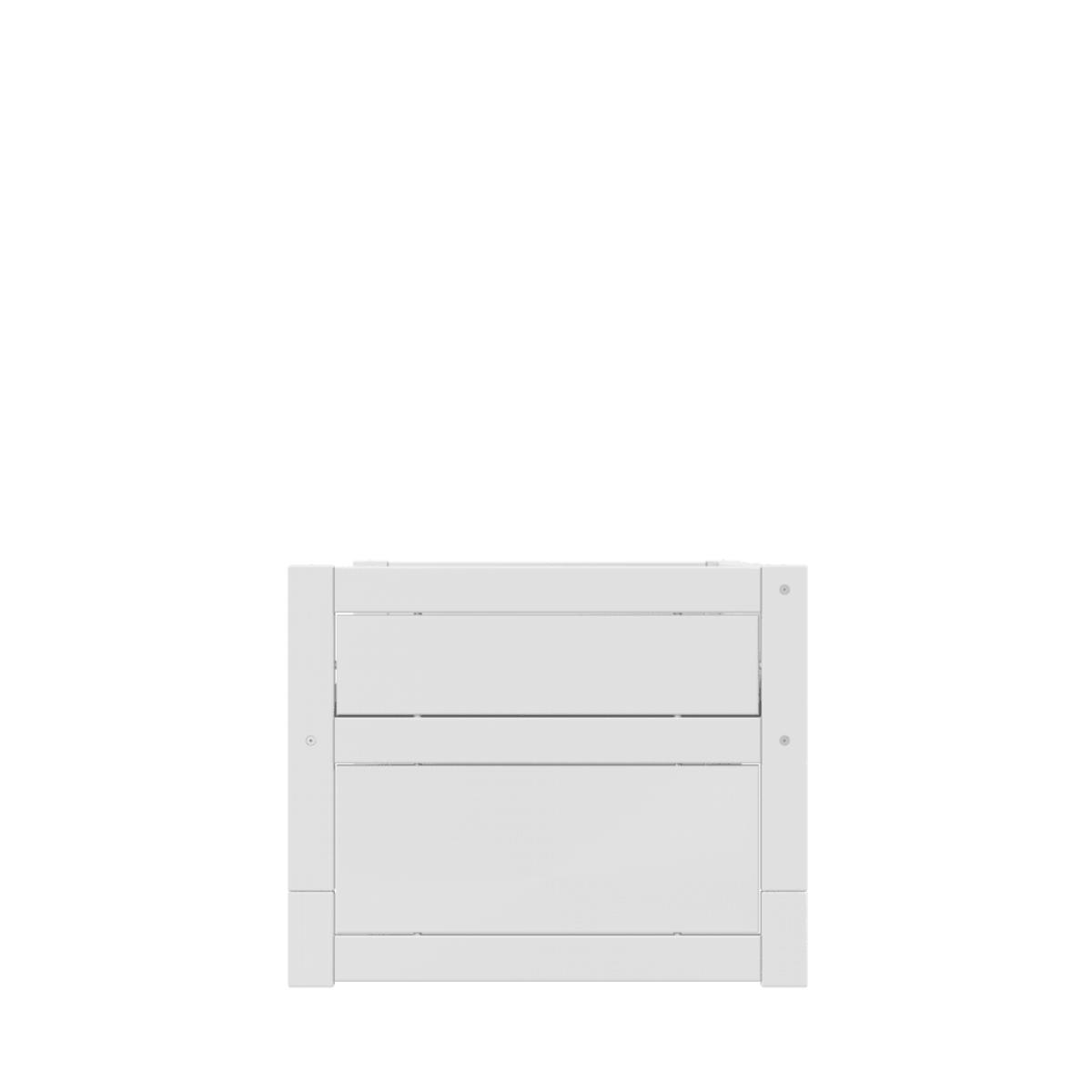 Kojenbett 90x200cm mit Deluxe Lattenrost Lifetime weiß