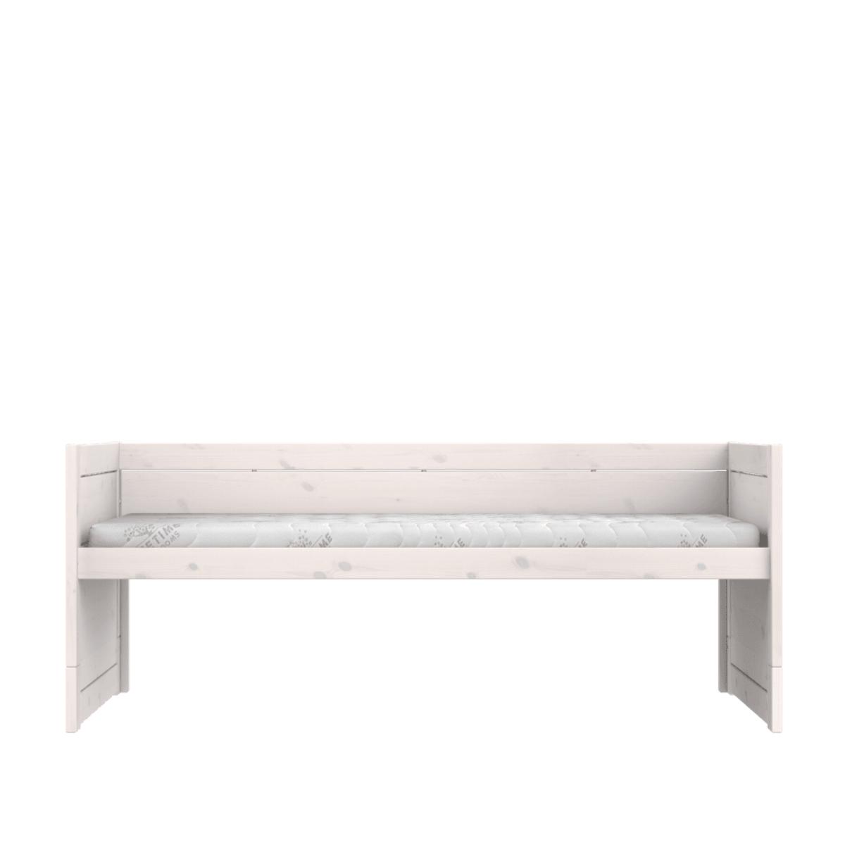 Kojenbett 90x200cm mit Deluxe Lattenrost Lifetime whitewash