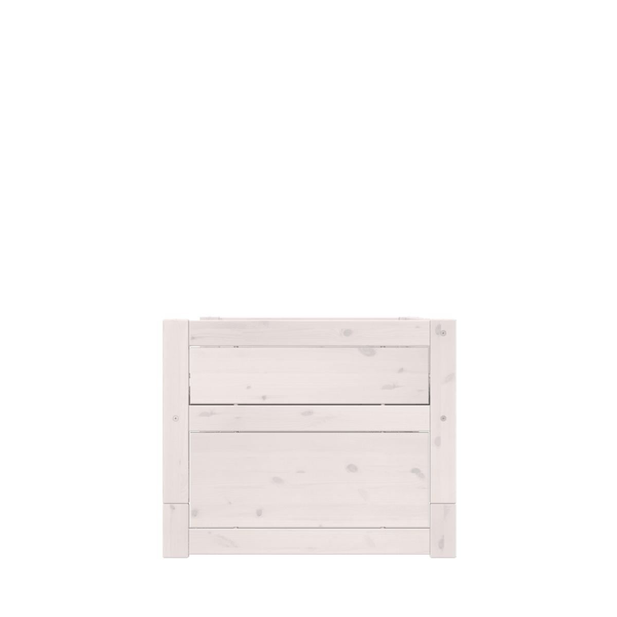 Kojenbett 90x200cm mit Deluxe Lattenrost Lifetime whitewash