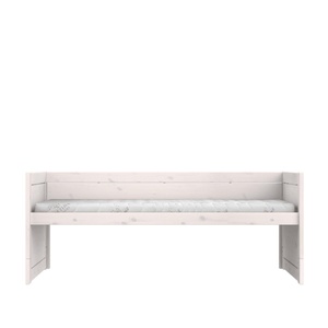 Kojenbett 90x200cm mit Deluxe Lattenrost Lifetime whitewash
