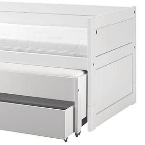 Kojenbett + Ausziehbett 90x200cm Lifetime weiß