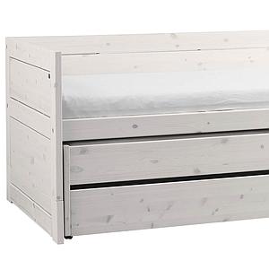 Kojenbett + Ausziehbett 90x200cm Lifetime whitewash