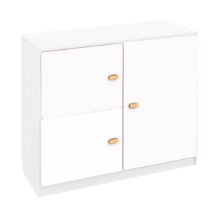 Kommode 3 Türen 93x78cm DESTYLE de Breuyn weiß weiß
