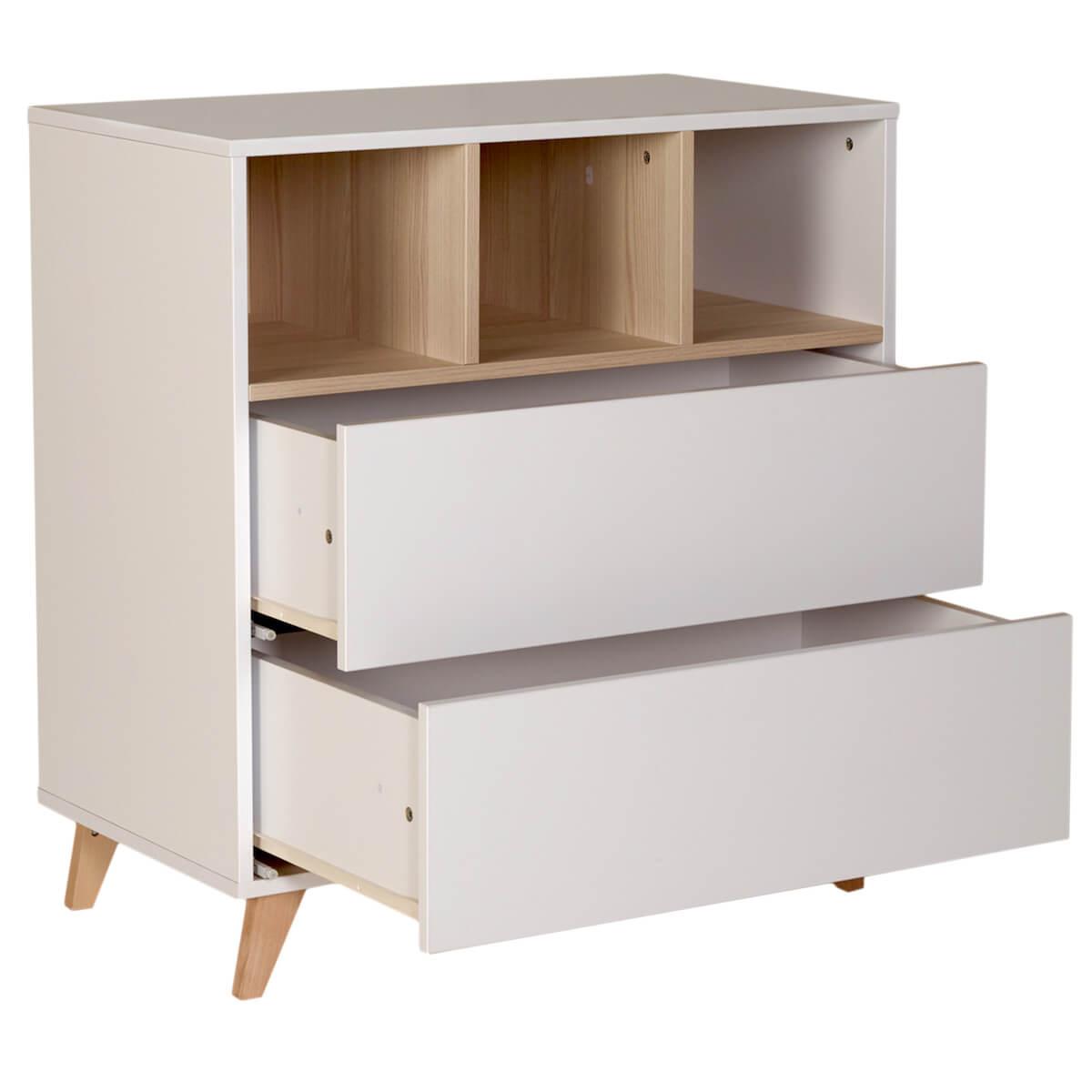 Kommode 86x92cm LOFT Quax weiß