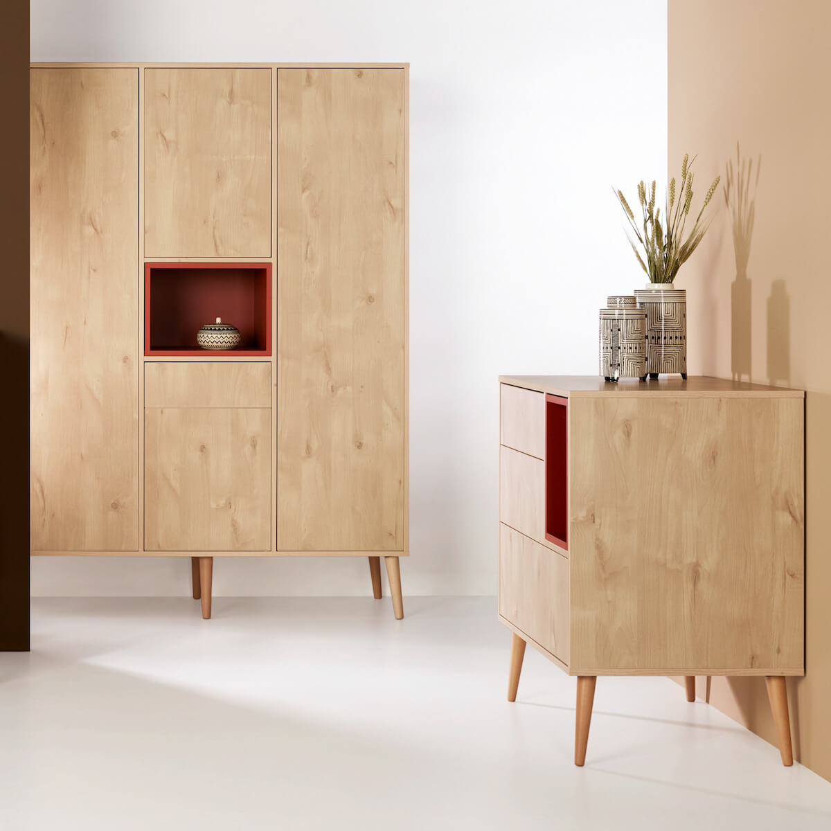 Kommode 96x58cm COCOON Quax Eiche Natur