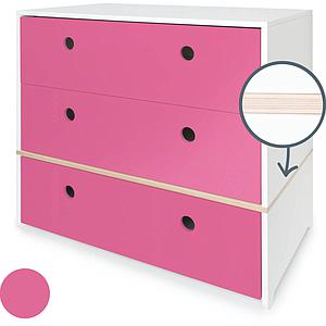 Kommode COLORFLEX Schubladen Farben pink