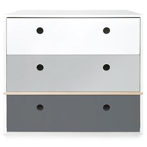 Kommode COLORFLEX Schubladen Farben white-pearl grey-space grey