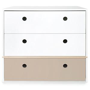 Kommode COLORFLEX Schubladen Farben white-white-warm grey