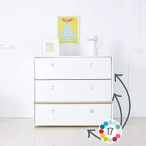 Kommode COLORFLEX Schubladen Farben white 