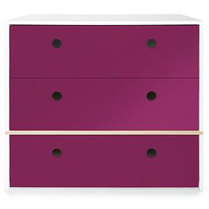 Kommode COLORFLEX Schubladen plum 