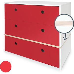 Kommode COLORFLEX Schubladen true red  