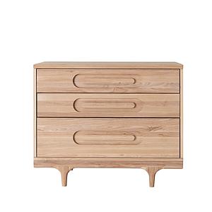 Kommode Dresser CARAVAN Kalon Studios Esche massiv natur weissöl | de