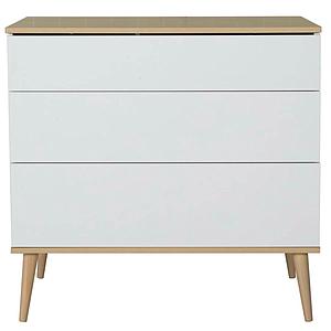 Kommode FLOW Quax Eiche-natur-weiß