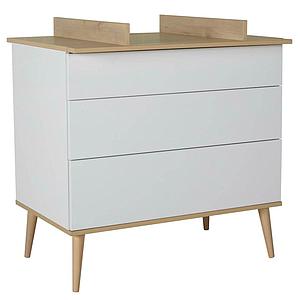 Kommode FLOW Quax Eiche-natur-weiß