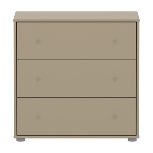 Kommode mit 3 Schubladen SAGA Flexa Hafer hellgrau