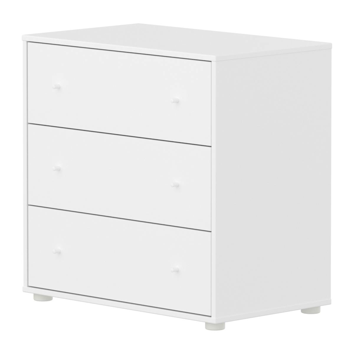 Kommode mit 3 Schubladen SAGA Flexa weiß